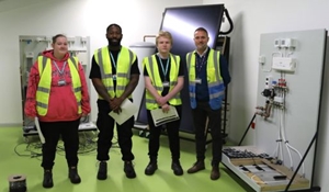 The first students on the Built By You programme begin their training at Telford College.