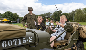 Armed Forces Day, military vehicles on display