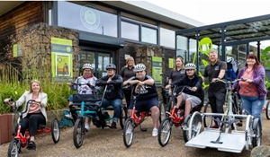 Residents test ride new adaptive bikes in Telford Town Park