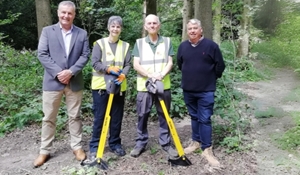 Friends of Apley Woods have added “tree poppers” to their tool inventory