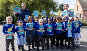 10 by 10 relaunch for new academic year with Cllr Lee Carter at Short Wood Primary School