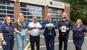 The team delivering virtual reality training for drivers aged 65+
