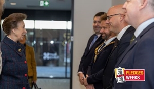 HRH officially opens The Quad