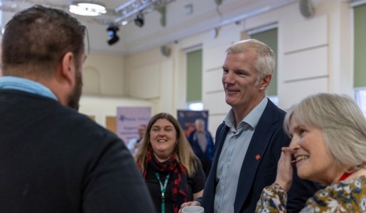 Ministerial visit to Veterans Cafe