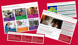 Screen shots of welcome and affordable warmth web pages