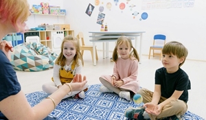 Children in an early years setting