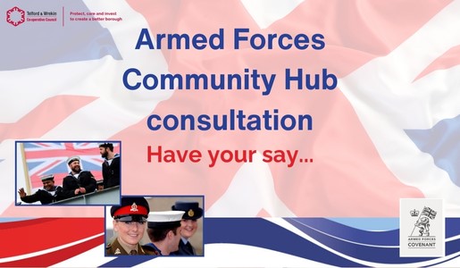 Armed Forces Community Hub consultation graphic