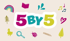 5 by 5 graphic