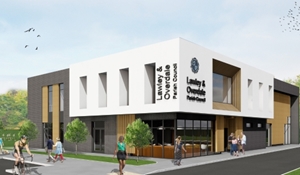 An artist's impression of Lawley Community Centre