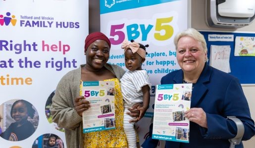 From left to right are Angela Ofori Asante and Edith Adom-Agyei with Councillor Shirley Reynolds
