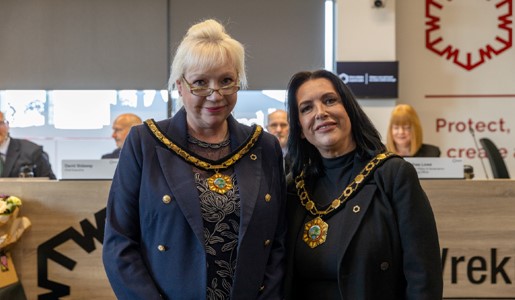 Deputy Mayor Cllr Nathalie Page and Mayor Cllr Eileen Callear