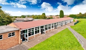 Updated - external view of Donnington Wood infant and nursery school