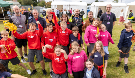 Children excitedly taking part in a previous Crucial Crew event.