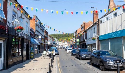 View of Oakengates town centre