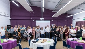 Group photo at the Co-Production Conference, Park Lane Centre