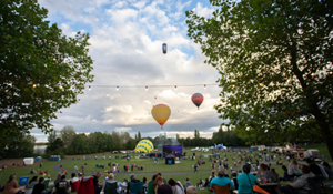 Telford Balloon Fiesta in Telford Town Park