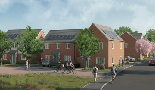 A computer generated image of Brandon Avenue, a proposed Nuplace development