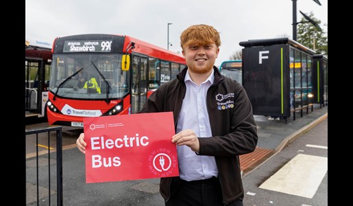 Powering up public transport: Telford’s electric bus trial hits the road