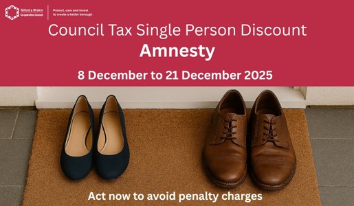 Council Tax Single Person Discount Amnesty