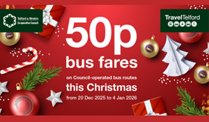 Christmas special 50p bus fare returns for festive travel