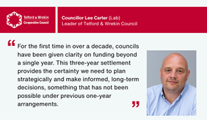 Local Government Finance Settlement statement