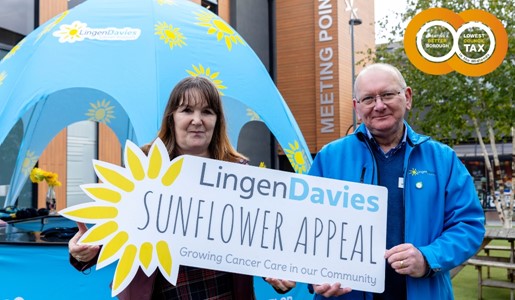 Supporting the Lingen Davies Sunflower Appeal