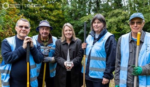 Cllr Healy and Friends of Hurley Brook