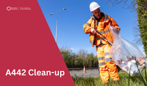 A442 to undergo clean-up