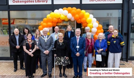 Oakengates library opening 