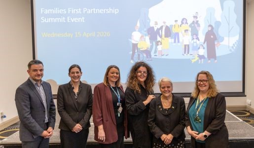 A group  photograph taken at the Families First summit