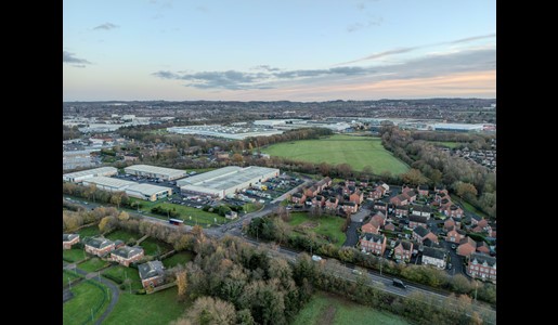 Telford landscape by drone