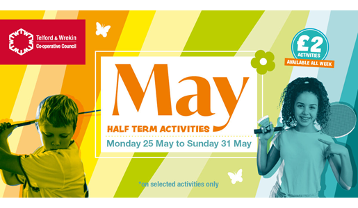 May 2026 half-term leisure activity promotion