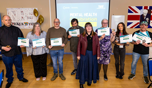 Mental Health Celebration with award winners and Cllr Kelly Middleton