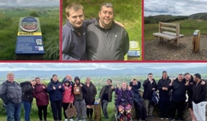 My Options service users on a walk with Shropshire Hills