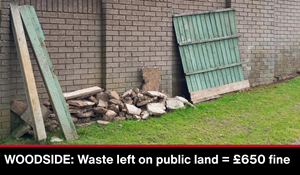 Fly-tipping investigation leads to £650 fine after resident fails to clear waste