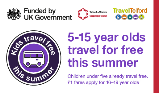 Free bus travel for under-16s this August