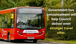 Government bus announcement will help Council deliver even stronger travel offer