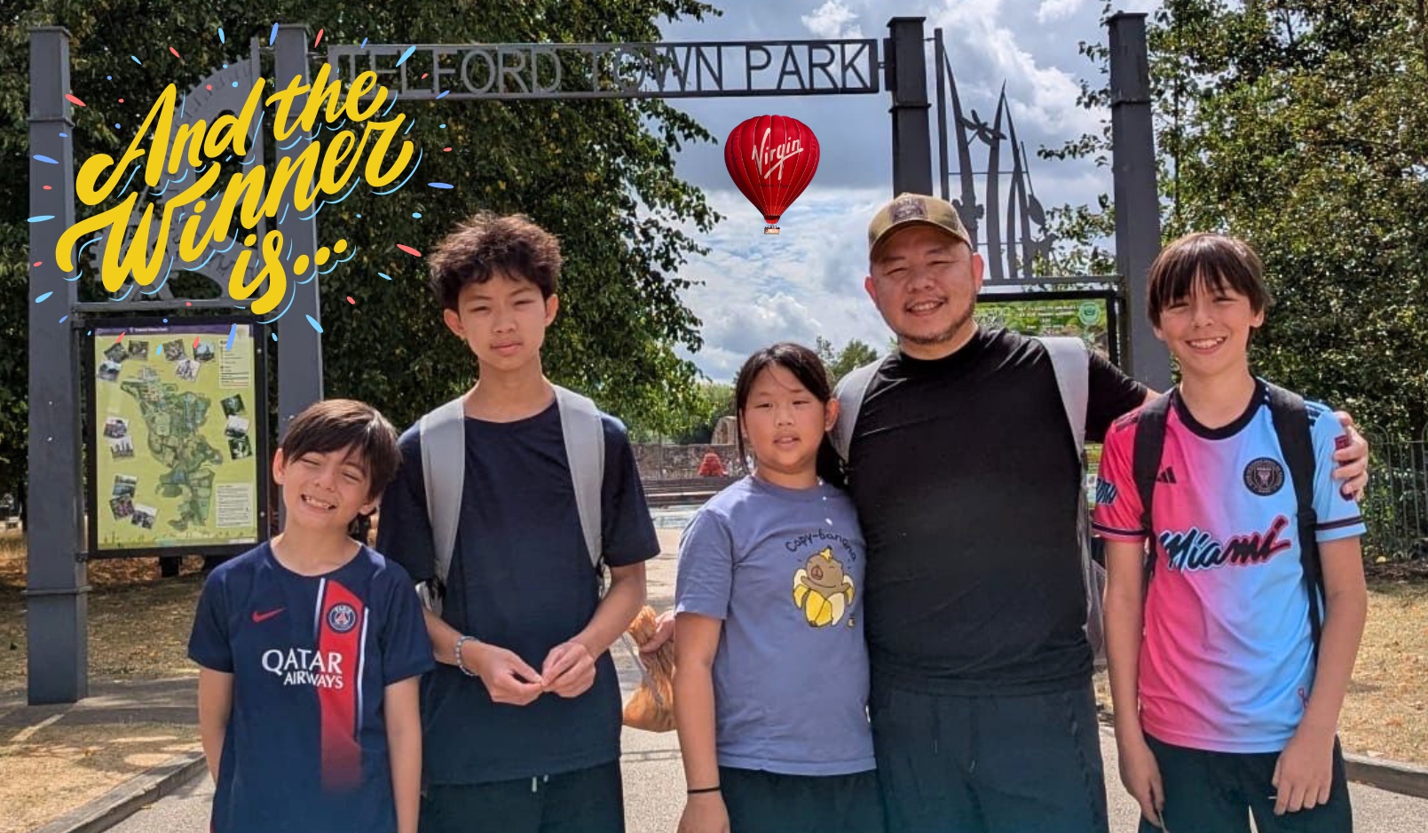 Level Up competition winner takes summer to new heights with Virgin Balloon Flights prize