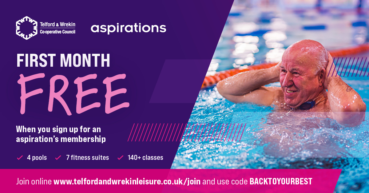 Get back to your best this September with a free first month membership and a brand-new gym at Horsehay