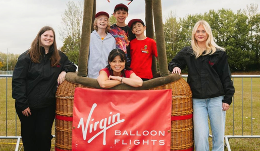 Level Up competition winner takes summer to new heights with Virgin Balloon Flights prize