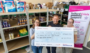 TWINCL cheque presentation