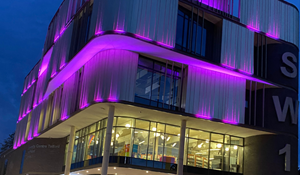 SW1 lit purple
