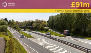 View of the A442
