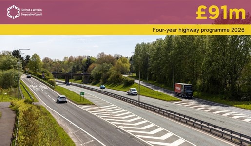 View of the A442