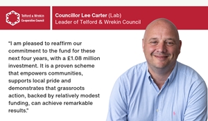 Cllr Pride funding commitment