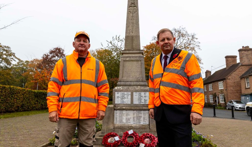 Year-round care for War Memorials ahead of Remembrance