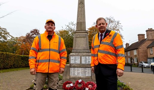 War Memorial cleaning